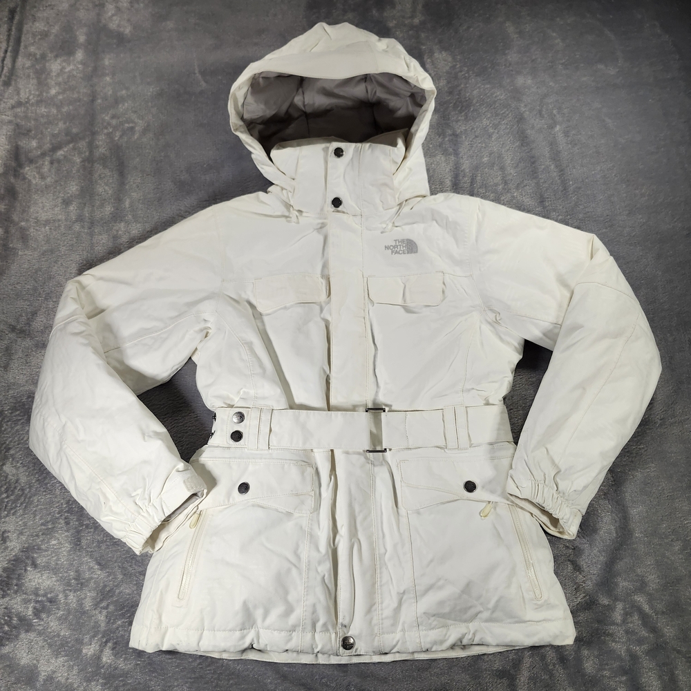 The North Face Hyvent 600 Jacket White Goose Down Womens Small